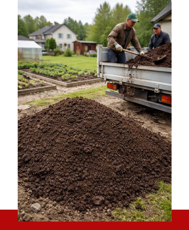 Плодородный грунт в Кстово с доставкой от 4277 р. | ПРОНЕРУДКсв