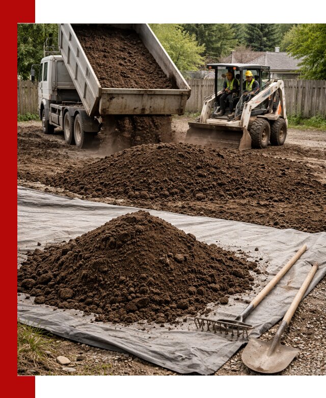 Грунт для отсыпки участка с доставкой в Кстово