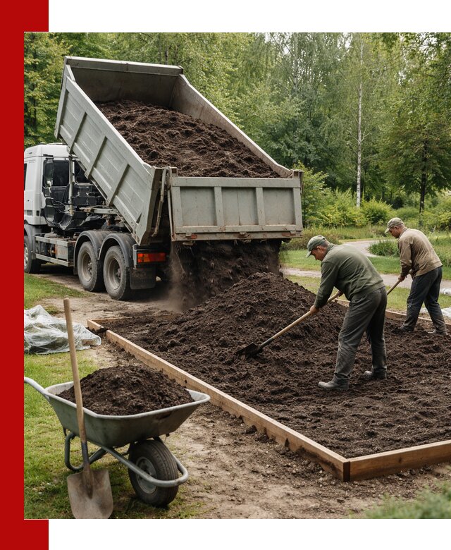 Доставка грунта для озеленения и благоустройства в Кстово