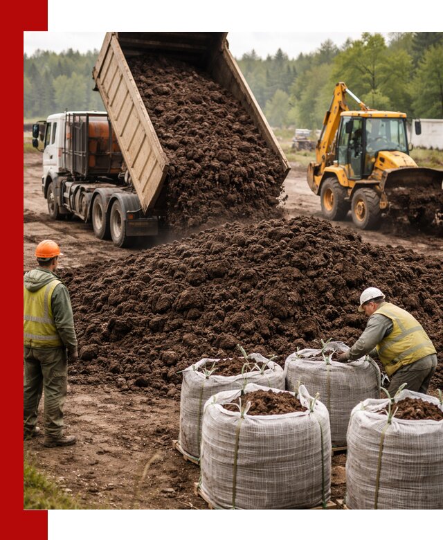 Доставка нейтрального торфа в Кстово оптом и в розницу