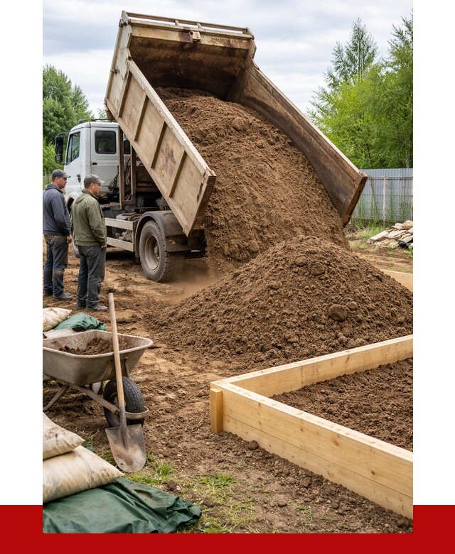 Торфо песчаная смесь в Кстово с доставкой от 1884 р. | ПРОНЕРУДКсв