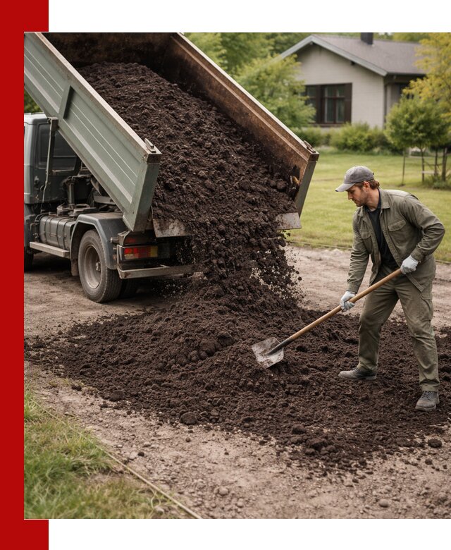 Чернозем для газона с доставкой в Кстово быстро и качественно