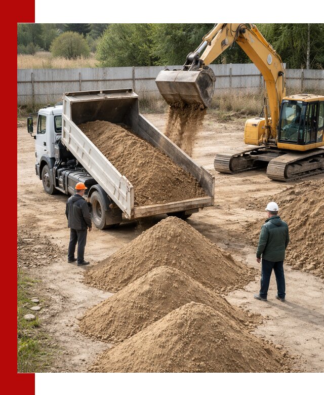 Доставка супеси вагонными и автопартиями в Кстово