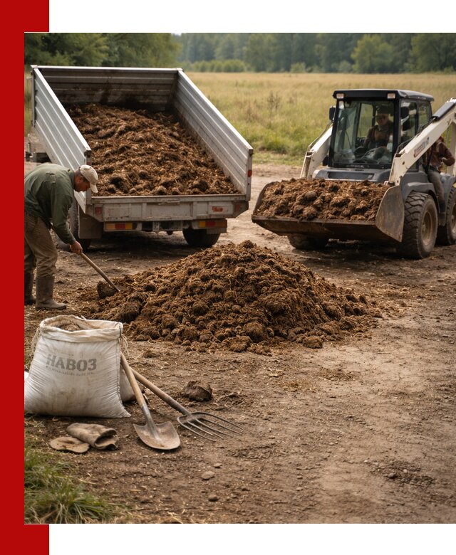 Доставка конского навоза в Кстово с разгрузкой и доставкой на объект