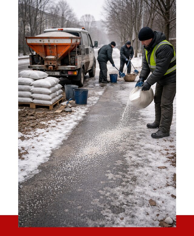 Реагент против гололеда в Кстово с доставкой от 4583 р. | ПРОНЕРУДКсв