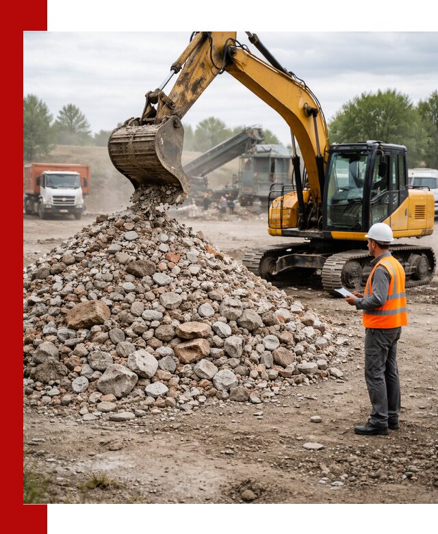 Доставка и вывоз строительного боя в Кстово