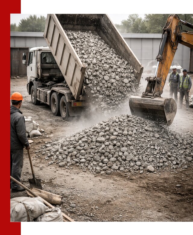 Доставка дробленого бетона в Кстово оптом и в розницу