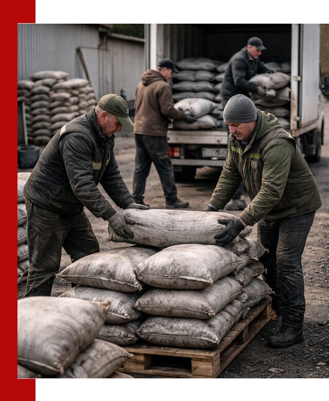 Доставка угля в мешках по выгодным ценам в Кстово