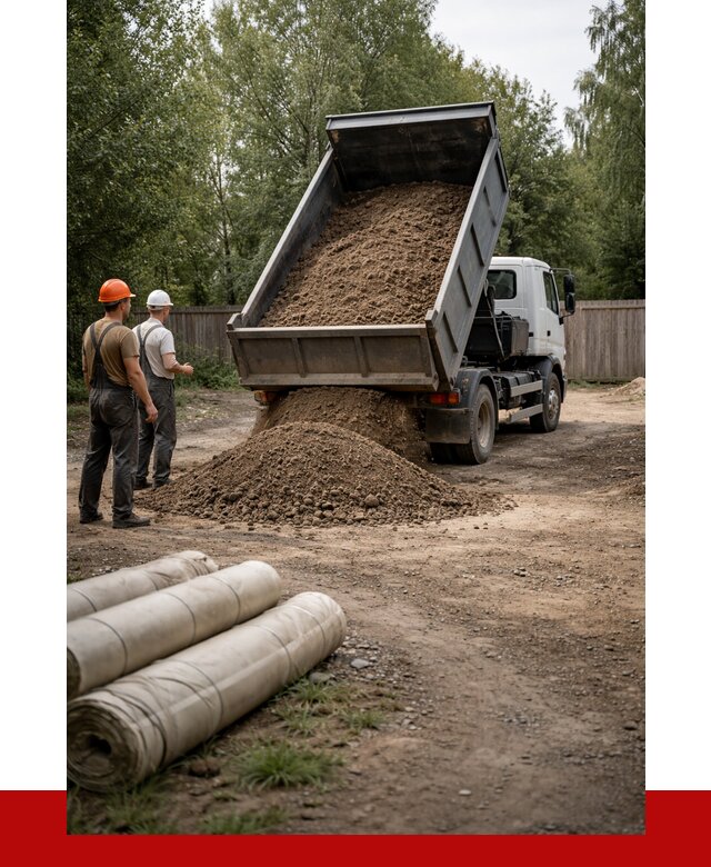 Доставка сыпучих материалов самосвалом в [cvi] от 4277 р. | ПРОНЕРУДКсв