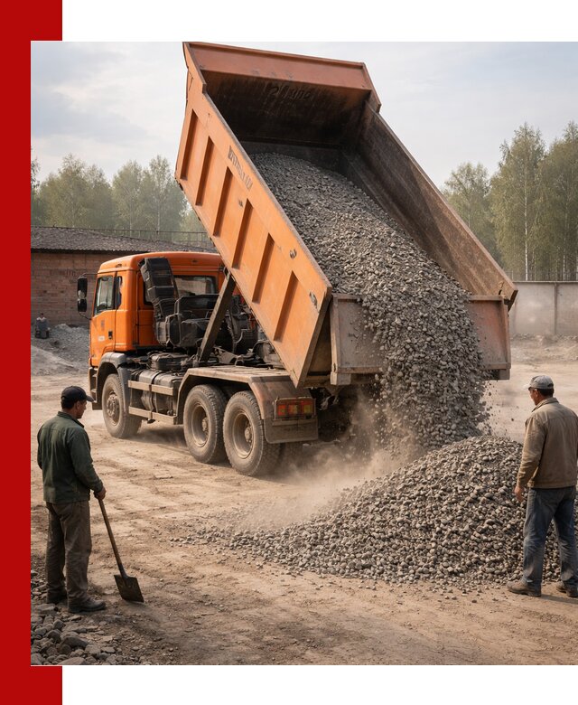 Доставка самосвалом 20 м3 в Кстово быстро и надежно