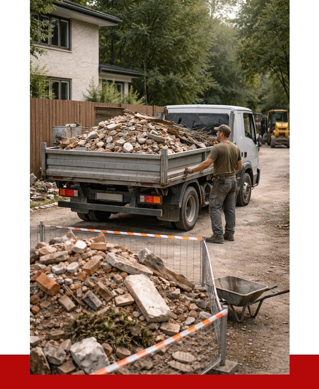 Вывоз строительного мусора с погрузкой в Кстове от 7638 р | ПРОНЕРУДКсв