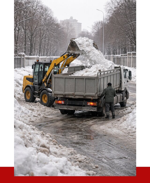 Вывоз снега с погрузкой в Кстово от 3564 р. ПРОНЕРУДКсв