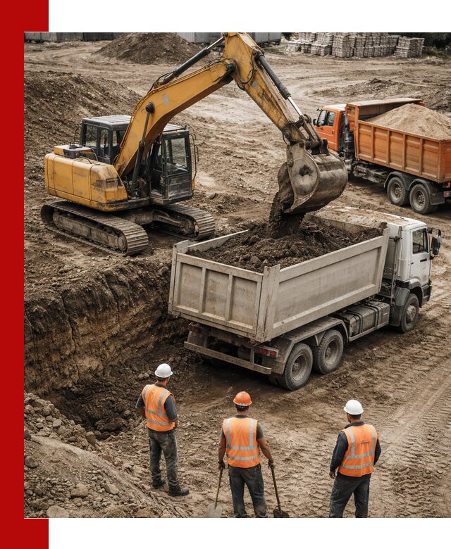 Разработка грунта для строительства и благоустройства в Кстово