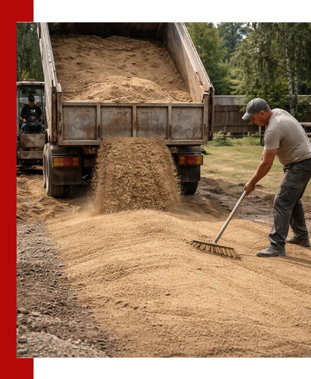 Отсыпка участка песком в Кстове быстро и качественно