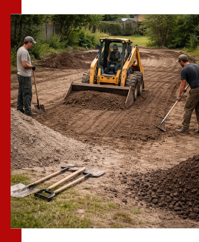 Планировка участка грунтом с вывозом и доставкой в Кстове