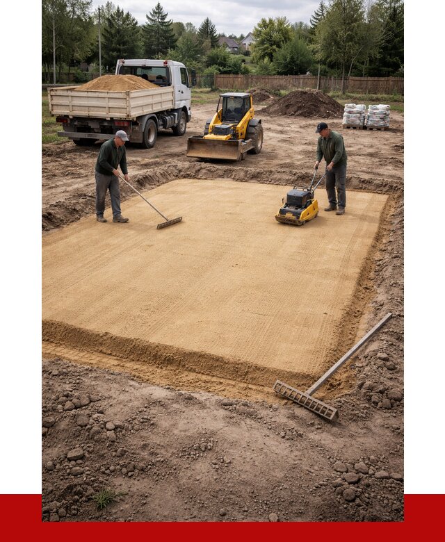 Устройство песчаной подушки в Кстове от 4583 р. ПРОНЕРУДКсв