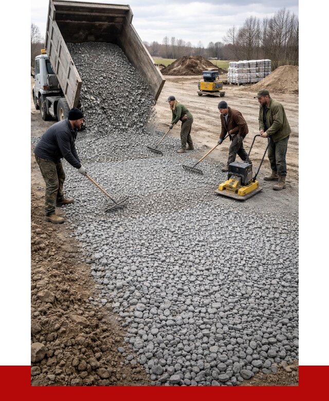 Устройство щебеночной подушки в Кстово от 4583 р. ПРОНЕРУДКсв